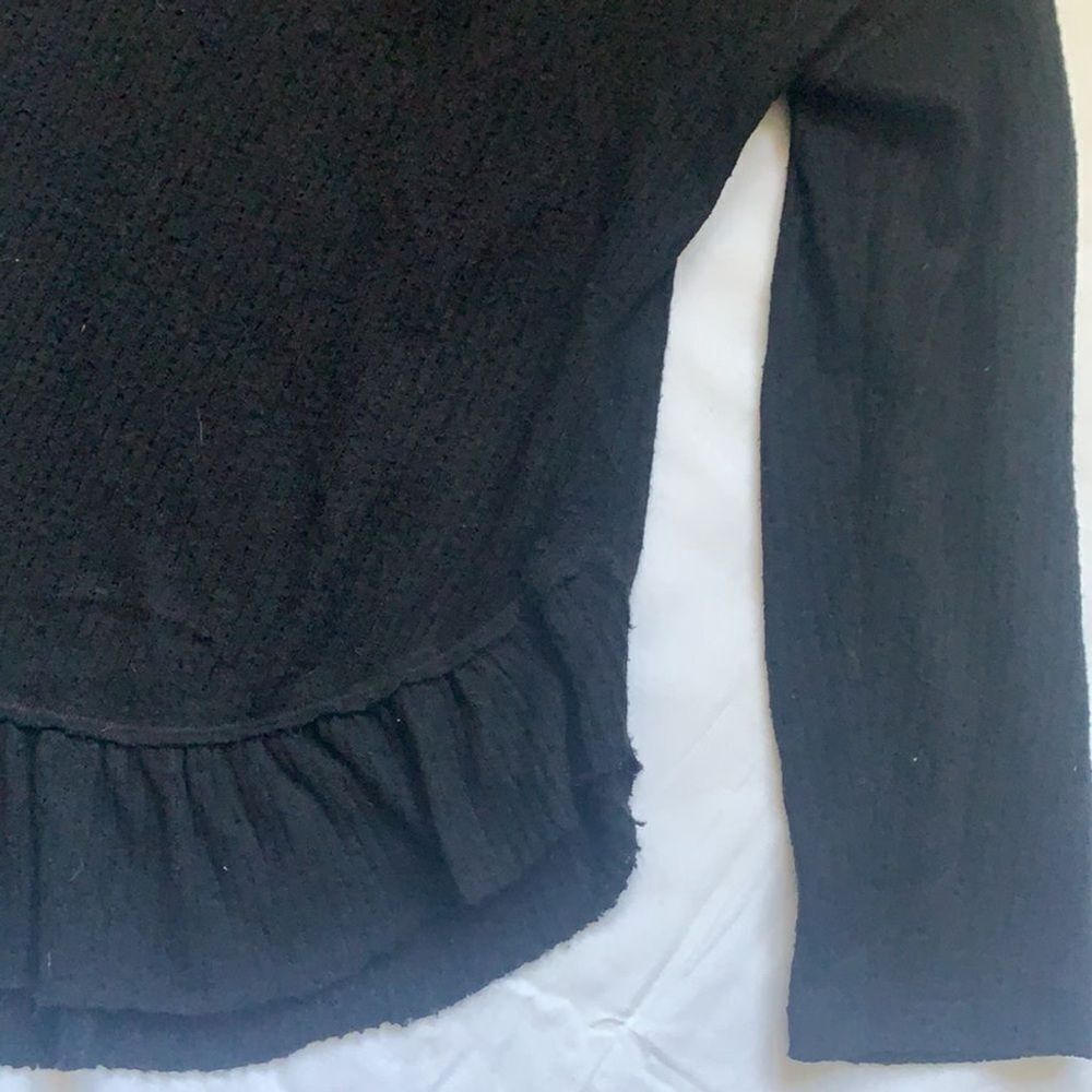 🌟ANTHROPOLOGIE Maeve Addie Ruffled Hacci Pullover🌟 - Picture 9 of 14